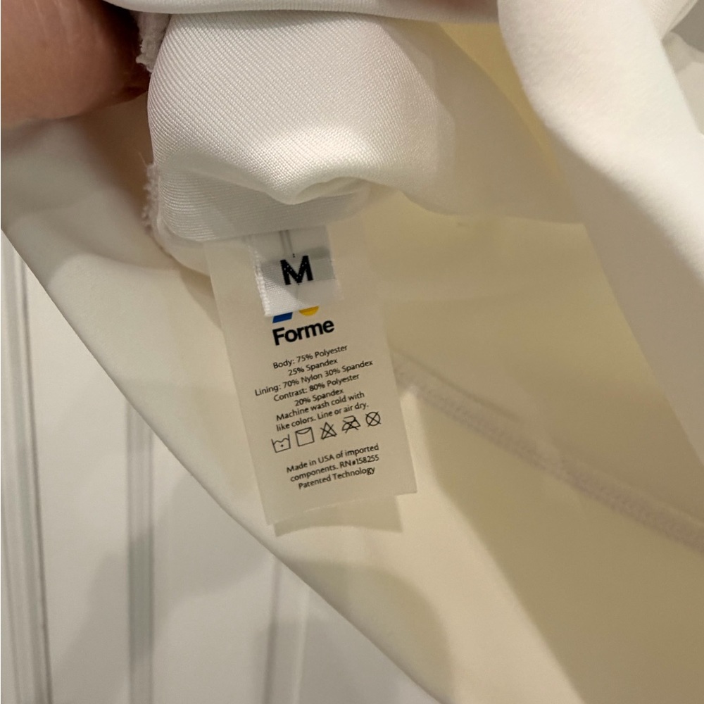 White FORME bra. Like New - 
Medium. - Picture 5 of 5